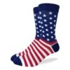 Men's American Flag Socks -Good Luck Sock Sales 1115 Good Luck Sock American Flag Crew Socks