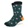 Men's Green Pig Socks 1 Men's Green Pig Socks -Good Luck Sock Sales 1181 Good Luck Sock Green Piggies Crew Socks