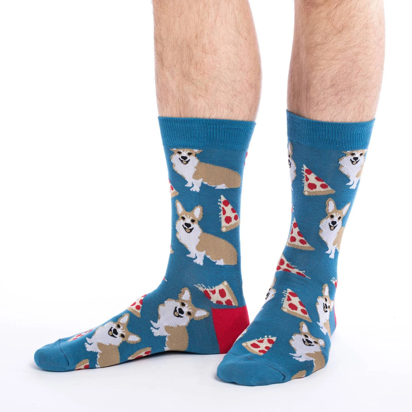 Men's Corgi Pizza Socks 4 Men's Corgi Pizza Socks - Image 2