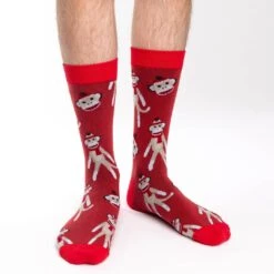 Men's Sock Monkeys Socks -Good Luck Sock Sales 1509 Sock Monkeys v2 f5b392e1 7a63 4c10 a27f 9be901cddd8f