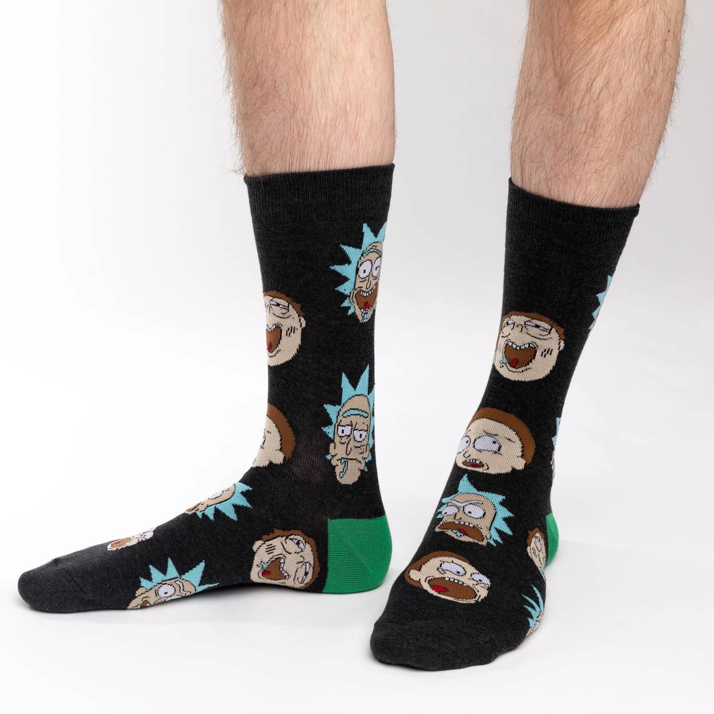 Men's Rick And Morty, Facial Expressions Socks 4 Men's Rick And Morty, Facial Expressions Socks - Image 2