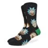 Men's Rick And Morty, Facial Expressions Socks