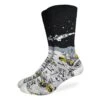 Men's Big & Tall Moon Exploration Socks -Good Luck Sock Sales 1726 MoonExploration 5f7c7b12 51ab 4a95 a1fe 08ef1893152d