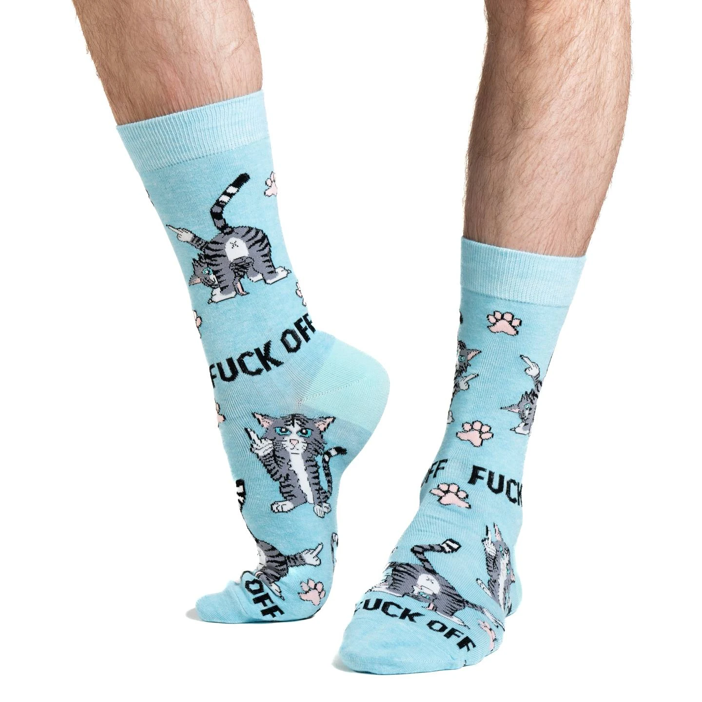 Men's F@*% Off Cats Socks 4 Men's F@*% Off Cats Socks - Image 2