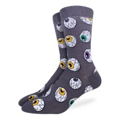 Men's Big & Tall Eyeballs Halloween Socks