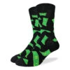 Men's Big & Tall Raining Money Socks 1 Men's Big & Tall Raining Money Socks -Good Luck Sock Sales 2138 Raining Money