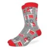 Men's Big & Tall Real Estate Socks -Good Luck Sock Sales 2139 Real Estate