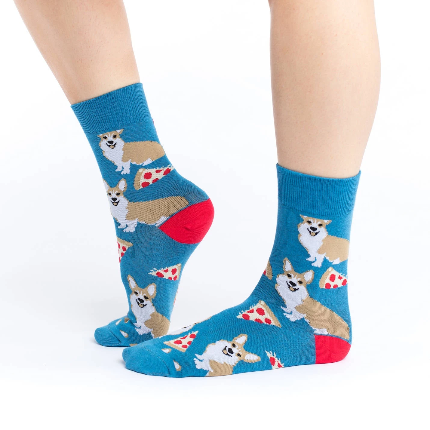 Women's Corgi Pizza Socks 4 Women's Corgi Pizza Socks - Image 2