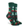 Women's Christmas Tree Socks 2 Women's Christmas Tree Socks -Good Luck Sock Sales 3243 Good Luck Sock Christmas Trees v2