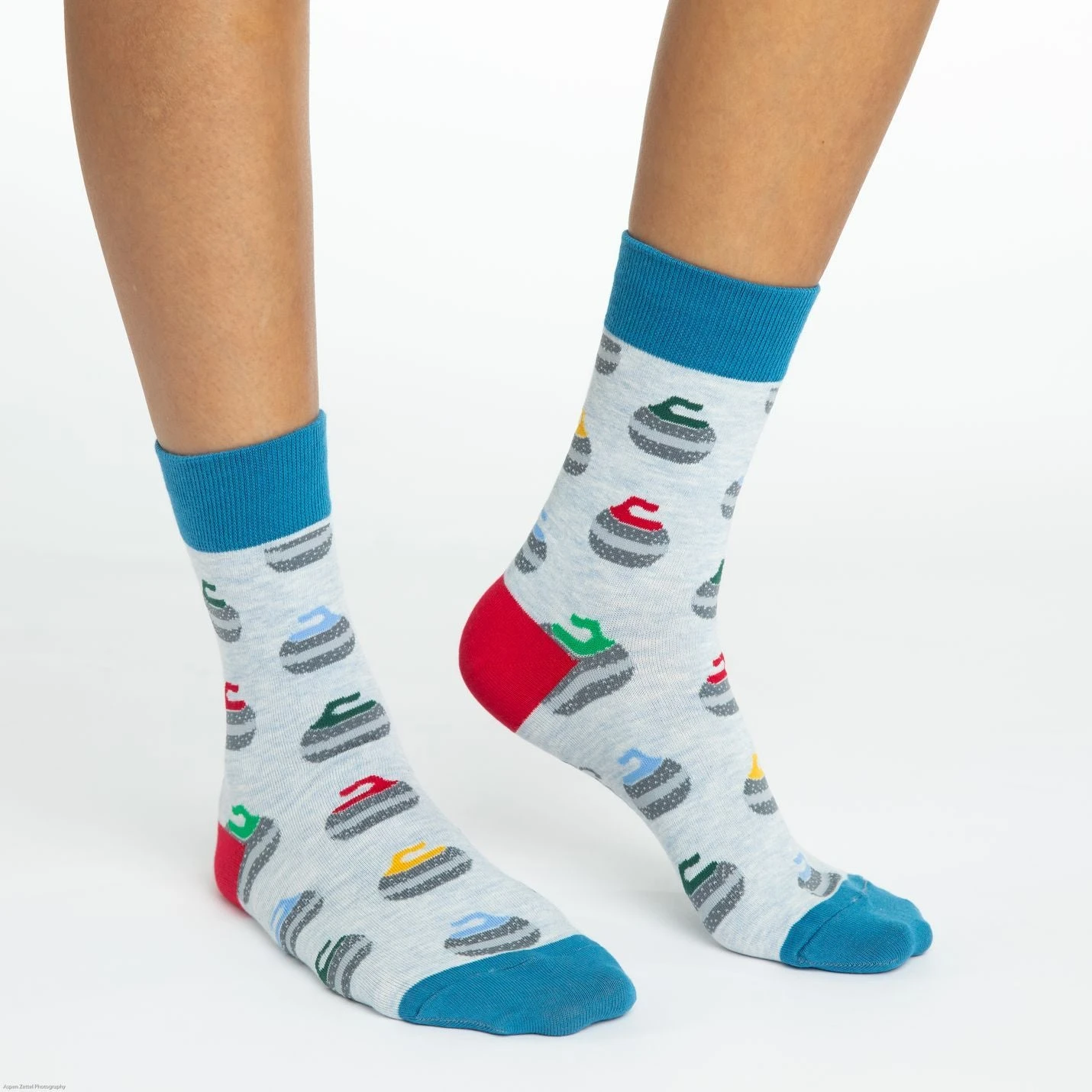 Women's Curling Stones Socks 4 Women's Curling Stones Socks - Image 2
