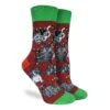 Women's Christmas Light Cat Socks 2 Women's Christmas Light Cat Socks -Good Luck Sock Sales 3407 ChristmasLightsCats