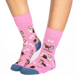 Women's Yorkie Socks -Good Luck Sock Sales 3434 yorkie 1
