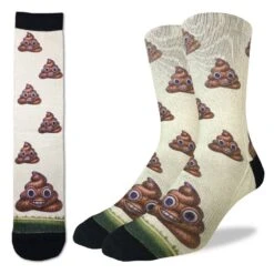 Men's Piles Of Poop Socks
