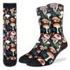 Men's Mushrooms Socks -Good Luck Sock Sales 4136 Mushrooms