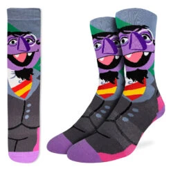 Men's Sesame Street, Count Von Count Socks