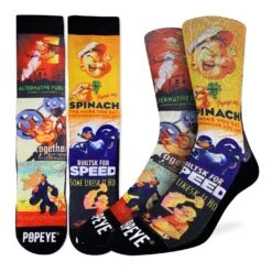 Men's Popeye, Posters Socks
