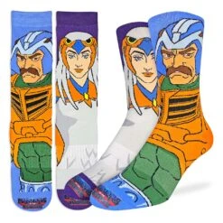 Men's Masters Of The Universe, Man-At-Arms & Sorceress Socks