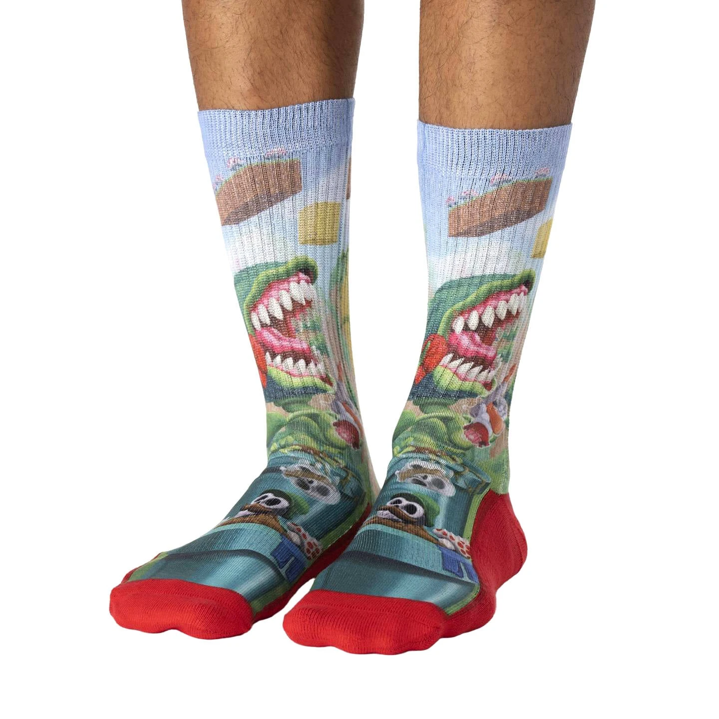 Men's Plants Eating Plumbers Socks 4 Men's Plants Eating Plumbers Socks - Image 2