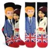 Women's Prince Harry & Meghan Markle Socks -Good Luck Sock Sales 5134 Prince Harry Meghan Markle