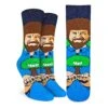 Women's Bob Ross, Happy Little Tree Socks 1 Women's Bob Ross, Happy Little Tree Socks -Good Luck Sock Sales 5256 BobRossHappyLittleTree 2