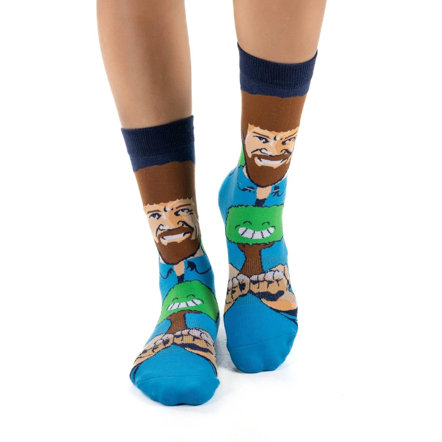 Women's Bob Ross, Happy Little Tree Socks 4 Women's Bob Ross, Happy Little Tree Socks - Image 2