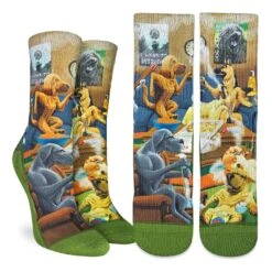 Women's Dogs Smoking Weed Socks