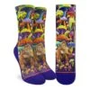Women's Bigfoot Eating Mushrooms Socks -Good Luck Sock Sales 5306 BigfootEatingMushroomscopy 2