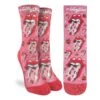 Women's The Rolling Stones, Hot Lips Pop Art Socks -Good Luck Sock Sales 5307 TheRollingStone HotLipsPopArt 2