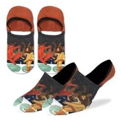 Men's Wrestling Good Vs. Evil No Show Socks